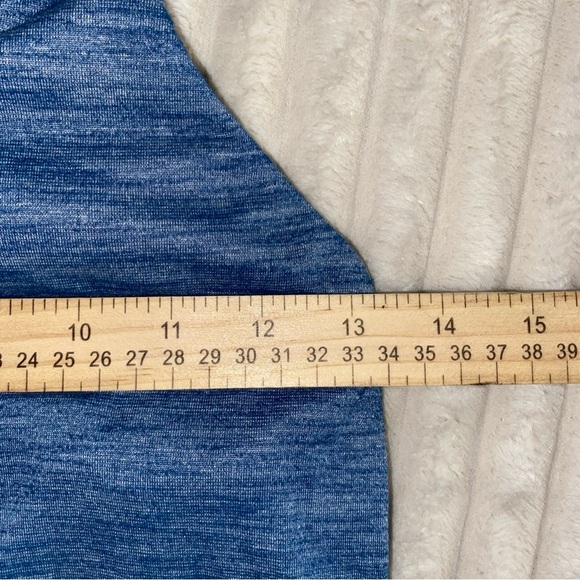 Lululemon Athletica Blue Backless Tank Top 2 in 1 Size 4 - Picture 5 of 8